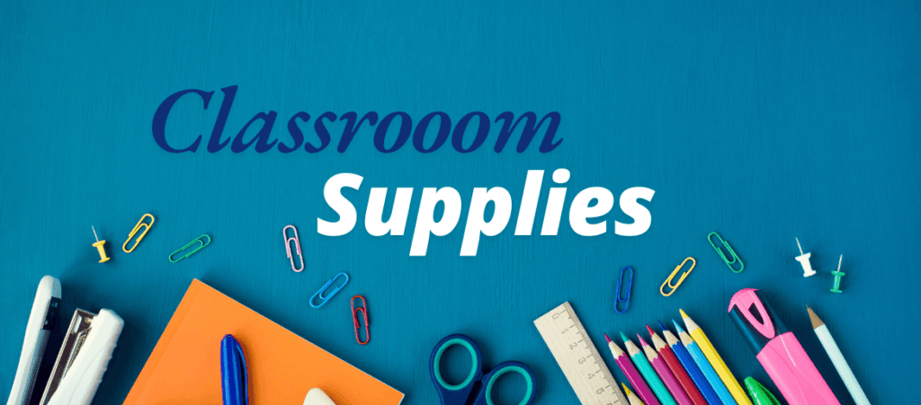 Classroom Supplies Banner