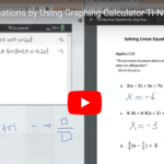 Solving Linear Equations by using Graphing Calculator Banner Image