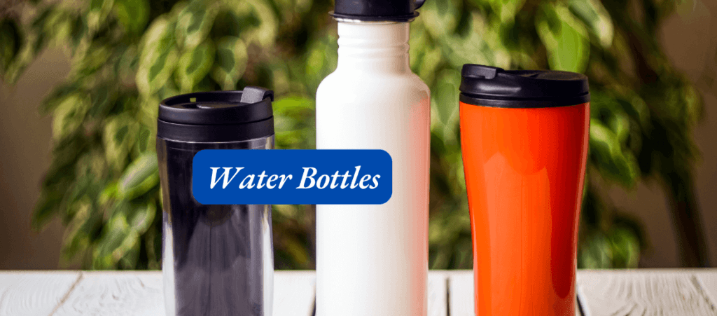 Water bottles