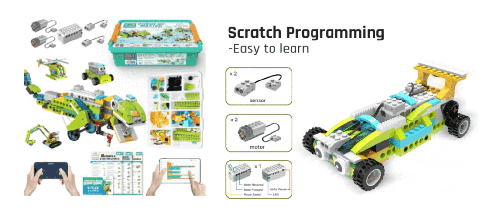 Robot kit and Scratch programming